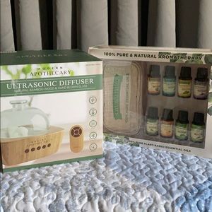 NEW-Modern Apothecary Ultrasonic Diffuser Kit